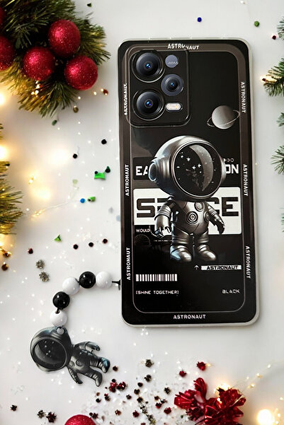 Spoyi حافظة هاتف Xiaomi Redmi Note 12 Pro 5G بتصميم رائد الفضاء مع سحر