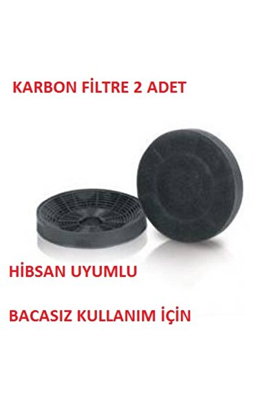 HİBSAN Hibsan Aspiratör Uyumlu Karbon Filtre 1 Çift