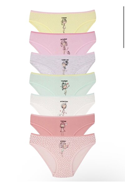 KozaBiat KIZ ÇOCUK-ÇAMAŞIR - 7'Lİ BİKİNİ - ÇOCUK KÜLOT