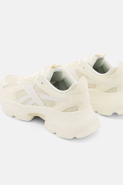 Reebok Kids Boy Royal Bridge 4 Lace Up Running Shoes, Ivory