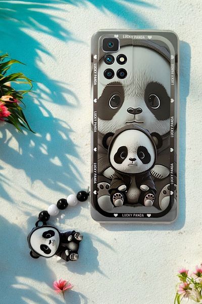 Spoyi Xiaomi Redmi 10 2022 Lucky Panda Design Charm Phone Case