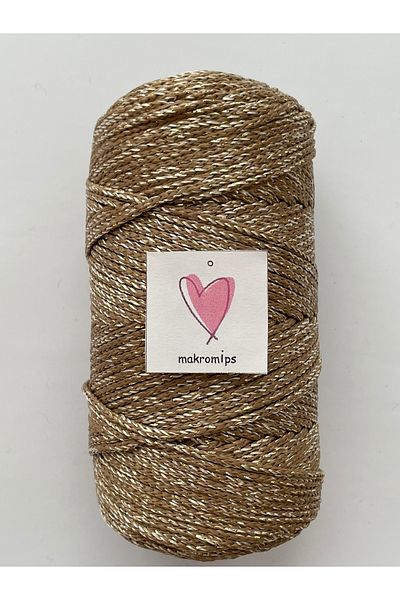 Makromİps Γυαλιστερό βραδινό φόρεμα - Sımkış Polyester Macrame, Chic Weft (1 mm200gr220 m) Supla Canta Hobby Hand Knitting