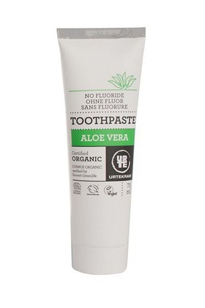 Urtekram Organic Toothpaste with Aloe Vera Extract 75 ml Fluoride Free
