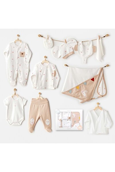 andywawa Baby Boy Hospital Release 10 Piece Ecru