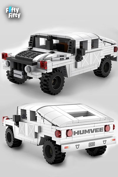 Vagonlife Cada Humvee -C55022W (328 Pieces) Toy Construction Set