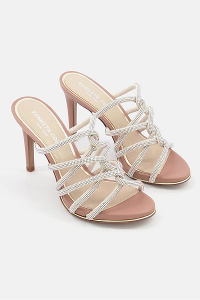 Kenneth Cole Women Medium Bethh 95 Slip On Sandal, Beige