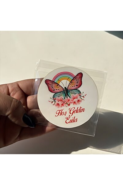 fabriflow exclusive 25adet Bebek Kız  Hoşgeldin 1,2,3,4 Yaş Magnet  Bebek Hed...