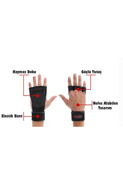 Boodun Professional Fitness Gloves Black
