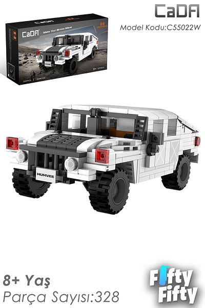 Vagonlife Cada Humvee -C55022W (328 Pieces) Toy Construction Set
