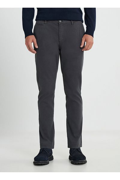 ALTINYILDIZ CLASSICS Altınyıldız Classics Anthracite Slim Fit Men's Trousers - Side Pocket Coe 012510109