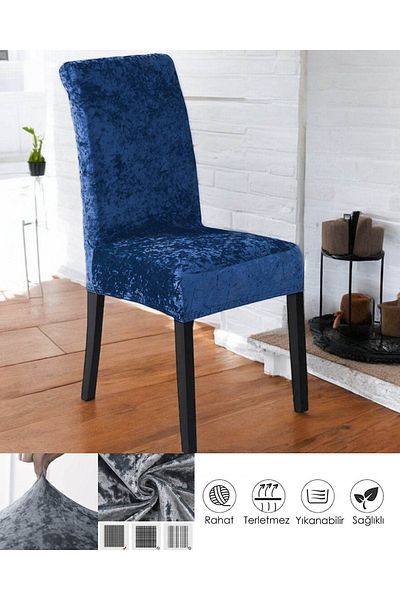 riselerhome Husa din catifea - Lycra si de inalta calitate, husa scaun de bucatarie, protectie scaun single
