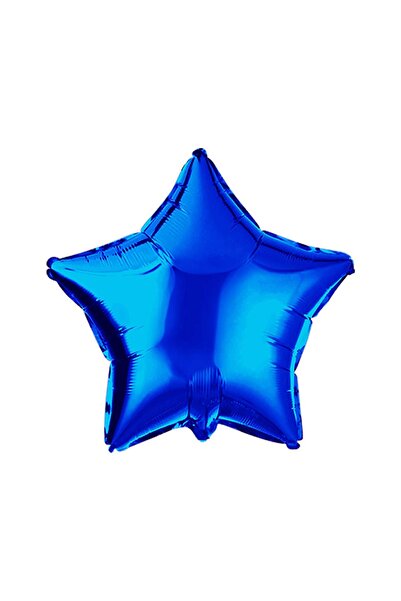 Patladı Gitti Mavi Yıldız Folyo Balon 45 cm - Bebek Çocuk Parti Kutlama