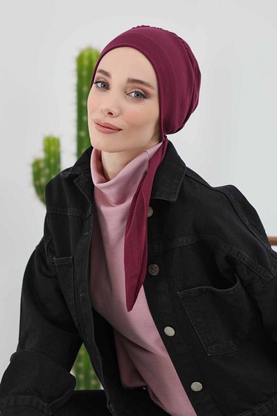 Aisha's Design Winter Hijab Bonnet - Tailed, B-49Rb