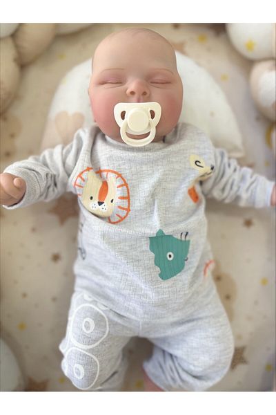 ALPİDS Printed and Lion Suit Set