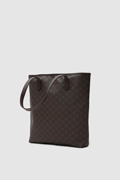 Shule Bags Samba Jakarlı Omuz Çantası Acı Kahve