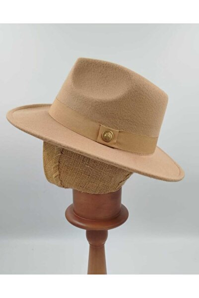OnMyHead Camel Color Panama Fedora Hat