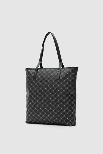 Shule Bags Geantă de umăr neagră Samba Jacquard