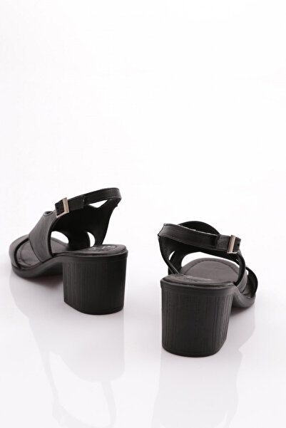 DGN Women's Heeled Sandals - Black 33163294