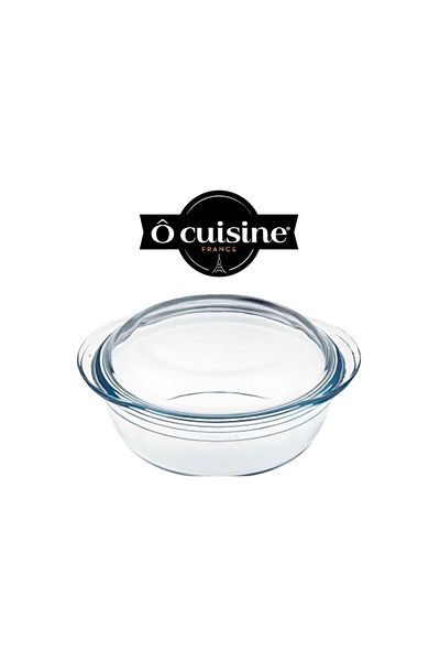 OCUİSİNE FRANCE Ocuisine® 2.3L Round Casserole with Glass Lid - Borosilicate Glass