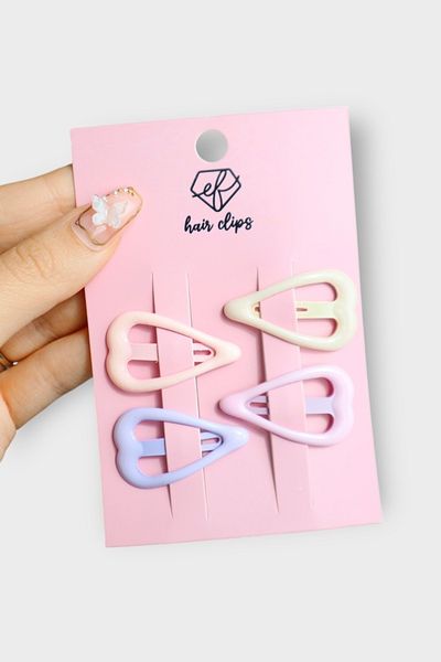 EFBUTİK Cataramă moale din 4 piese Heart Pastel