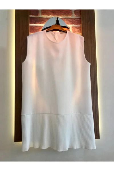 Trendy Mall Πλισέ Αμάνικο Hijab Χτενισμένο Βαμβακερό Εσώρουχο