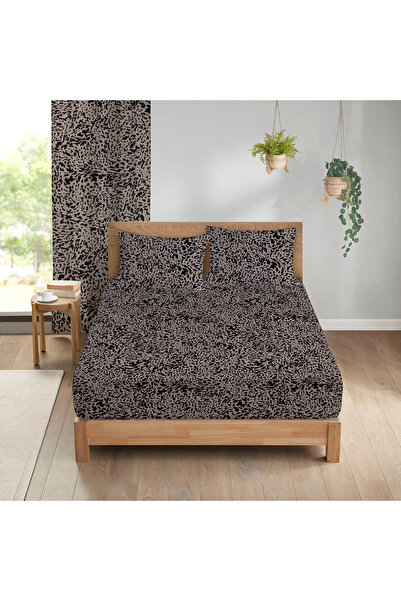 Evmila Set de cearșafuri duble elastice cu model zebră colorată 160x200