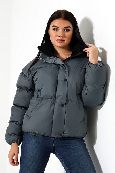 GAREN Women's Fur Collar Oversize Coat