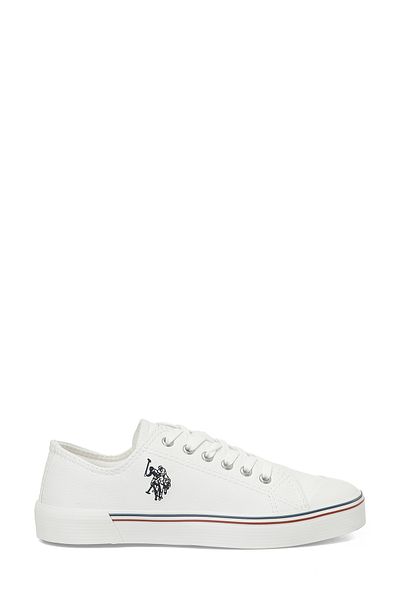 U.S. Polo Assn. Tenis casual de damă Penelope, alb, din piele artificială