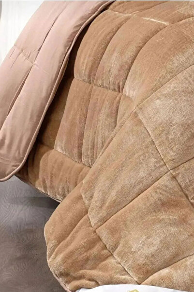 SİHİRLİ AYAKLAR Double Sided Soft Plush Fleece - Silicone Fiber Quilt 195X215