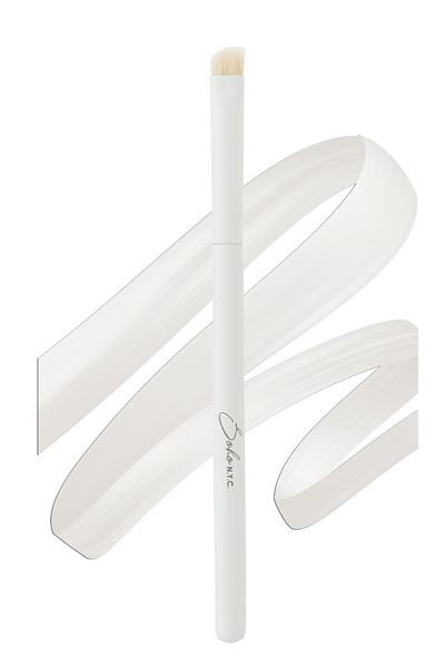 Soho N.Y.C. Vegan Angled Detail Makeup Brush-v711- Wooden Handle 14.5cm