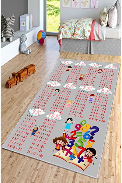BigArts Home Dekoratif Modern Vintage Retro Tasarım Kaydırmaz Taban Renkli Ço...