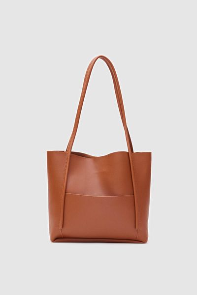 Shule Bags Τσάντα ώμου Maximors Καφέ