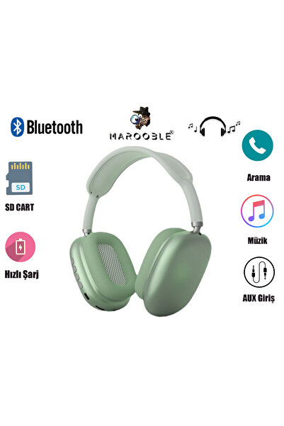 Marooble P9 Plus Kablosuz 5.0 Mikrofonlu Bluetooth Kulaklık P9 Kulaklık