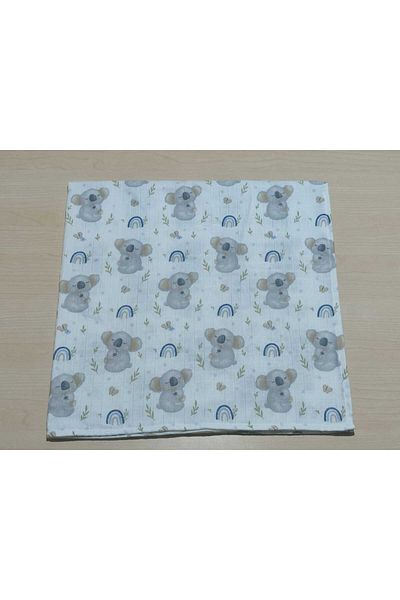 Alpıno Newborn - Muslin Blanket and Blanket (100% Cotton Baby Blanket, 85cm X 85cm)