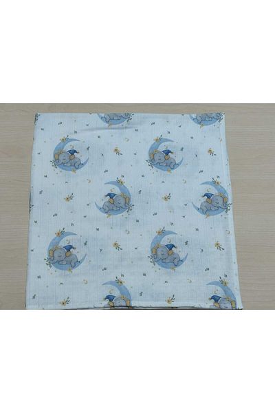 Alpıno Newborn - Muslin Blanket and Blanket (100% Cotton Baby Blanket, 85cm X 85cm)