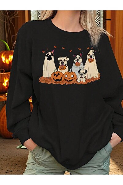 DAXİS Sportwear Company سويت شيرت مطبوع للجنسين من HALLOWEEN