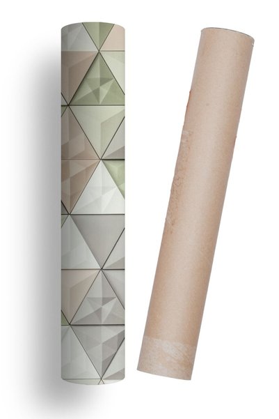Bigaimaj Kitchen Countertop Self-Adhesive Foil Coating Mosaic Pattern Green 60Cmx100Cm