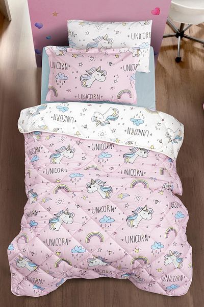 Clasy Ranforce Single Quilt Unicorn Children's Quilt