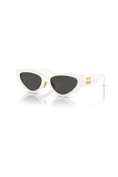 Miu Miu 03Zs 1425S0 54 Women's Cat Eye White Bone Sunglasses