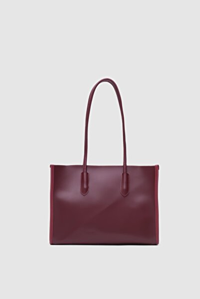 Shule Bags Paella Shoulder Bag Claret Red