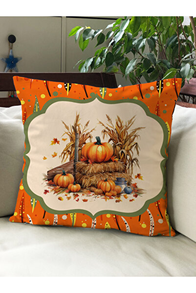 Evmila Есенна тематична калъфка за възглавница 43X43