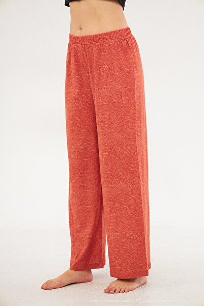 Avones Women's Seamless Side Printed Spanish Leg Pajama Bottoms