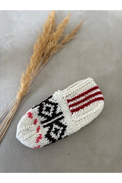 MESKSTORE Patik/ yün patik / el örgüsü patik / çeyiz / çeyiz patiği / çorap