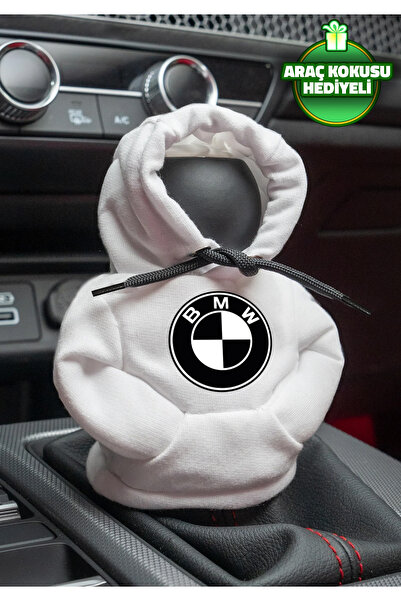 Freeyez BMW Logo Beyaz Vites Hoodie Araç Vites Kıyafeti Vites Poları Oto Akse...