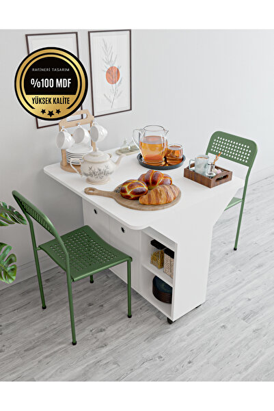 rafineritasarım Butterfly Masa Çok Amaçlı Masa Ve Dolap Katlanır Özellikli