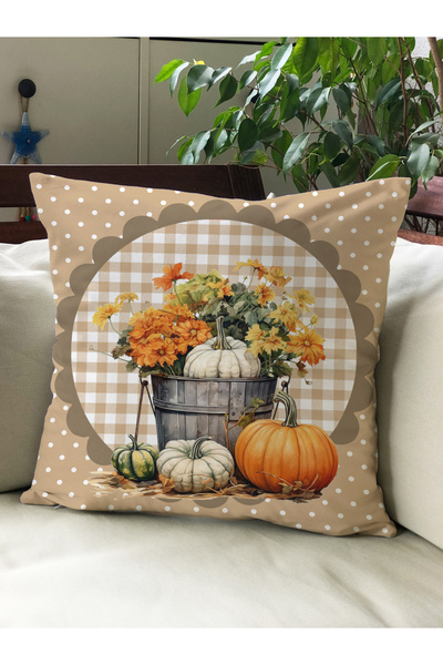 Evmila Есенна тематична калъфка за възглавница 43X43