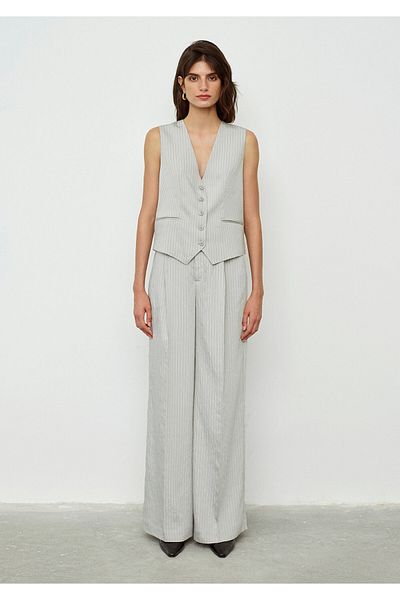 Mavi Striped Gray Vest Loose Fit / Loose Relaxed Fit 1110503 -87977