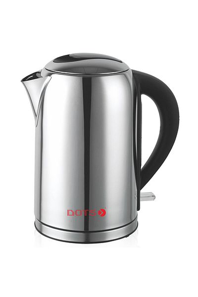 DOTS 1.7 Liter Cordless Kettle - 2200 Watt - White