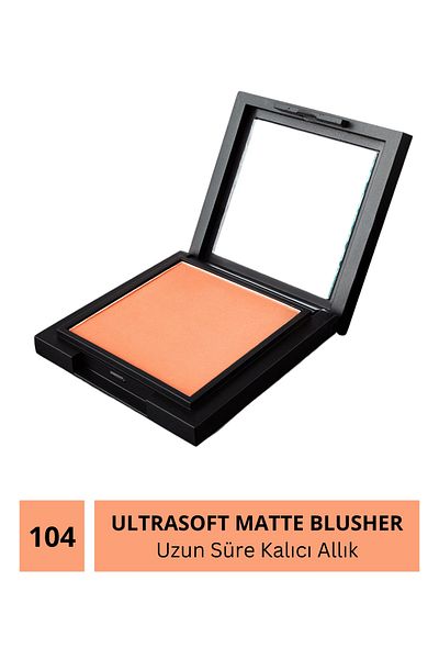 Carla Professional Make Up Light Pink Ultrasoft Matte Blusher - Matte Blush No: 104