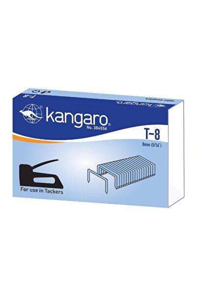 Kangaro سلك تدبيس T-8 مقاس 8 مم، 1000 قطعة